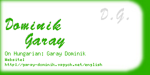 dominik garay business card